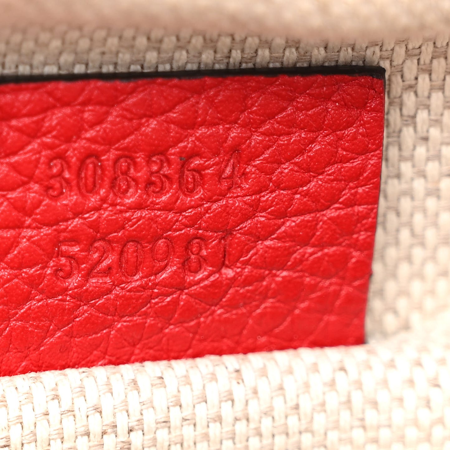 Pebbled Calfskin Small Soho Disco Bag Tabasco Red