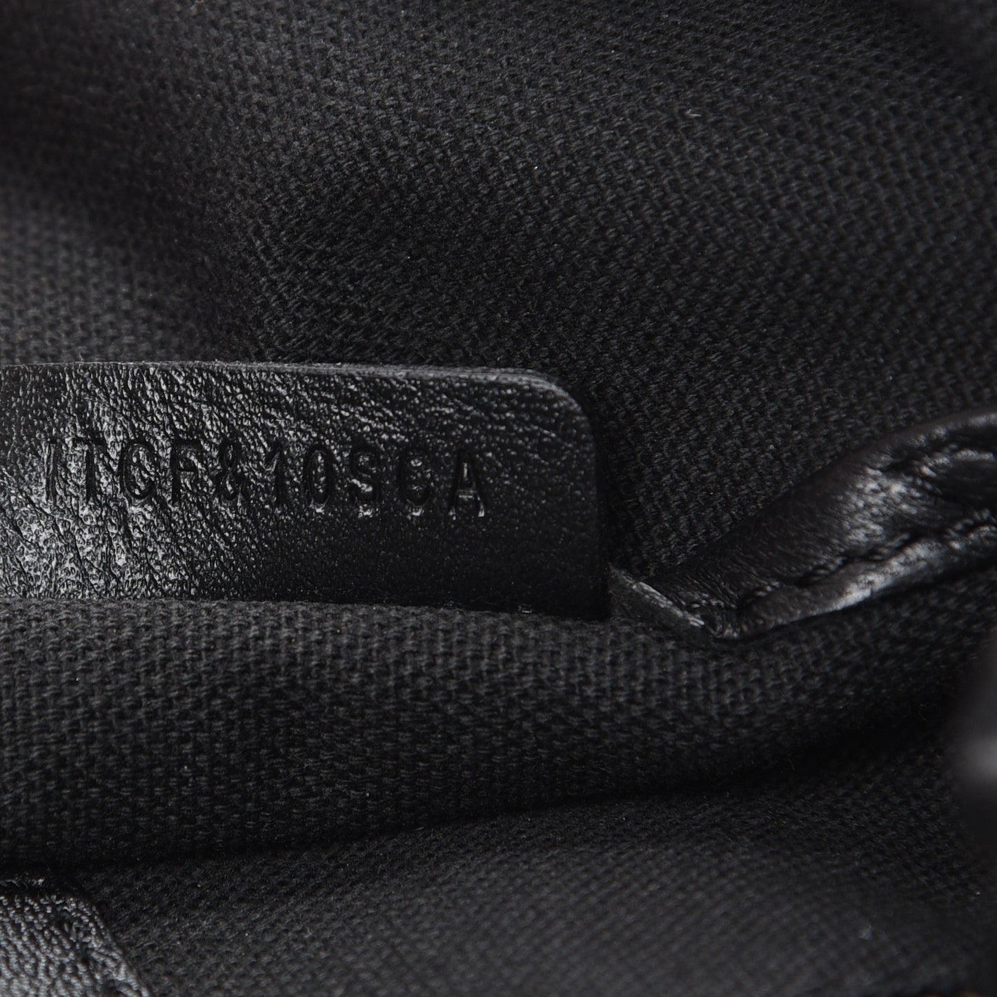 Calfskin House Check Little Crush Black
