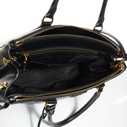 Prada Saffiano Lux Medium Double Zip Tote Nero Black 5 of 10