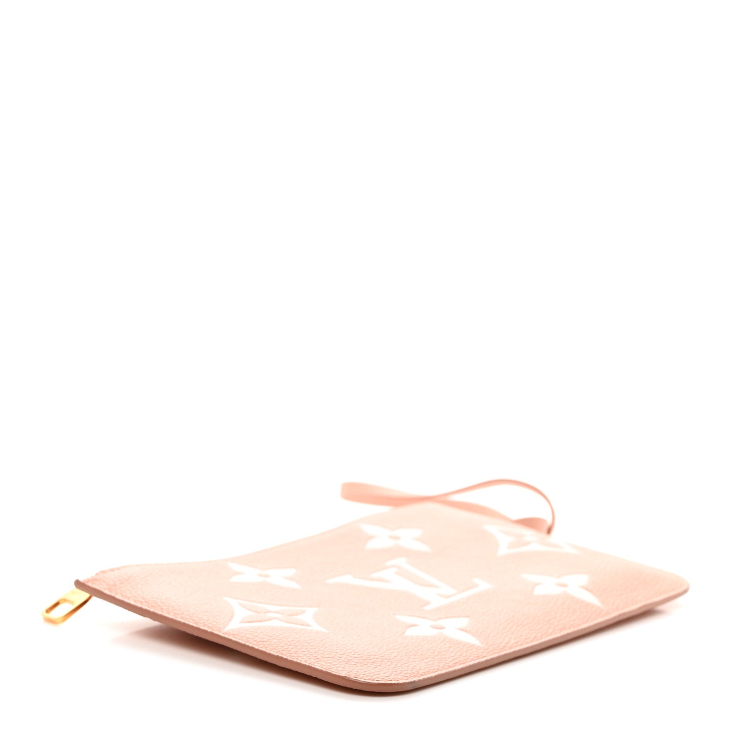Louis Vuitton Empreinte Monogram Giant Neverfull MM Pochette Trianon Pink Cream 4 of 6
