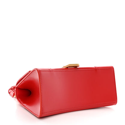Balenciaga Shiny Box Calfskin Small Hourglass Top Handle Bag Bright Red 4 of 11