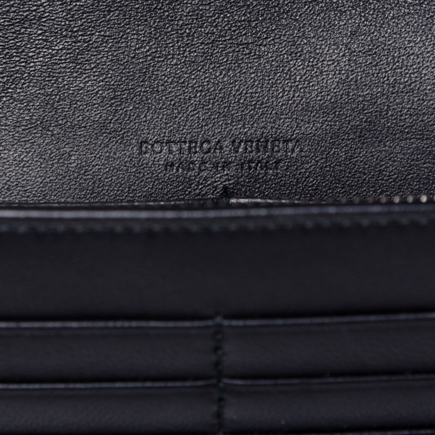 Bottega Veneta Nappa Pearl Embellished Chain Wallet Black 6 of 8