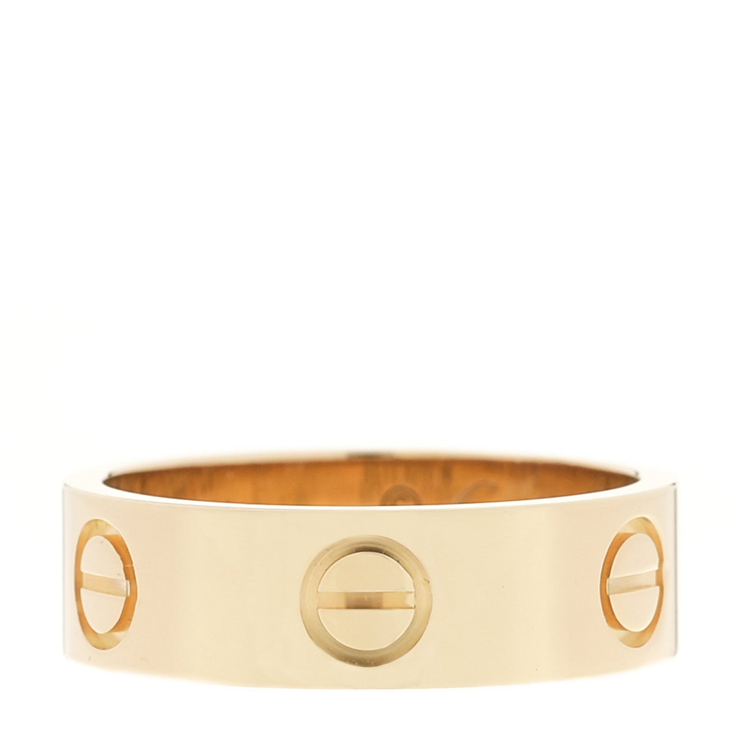 18K Yellow Gold 5.5mm LOVE Ring 51 5.75