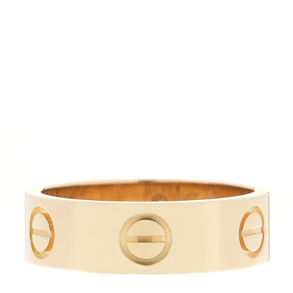 Cartier 18K Yellow Gold 5.5mm LOVE Ring 51 5.75 1 of 5