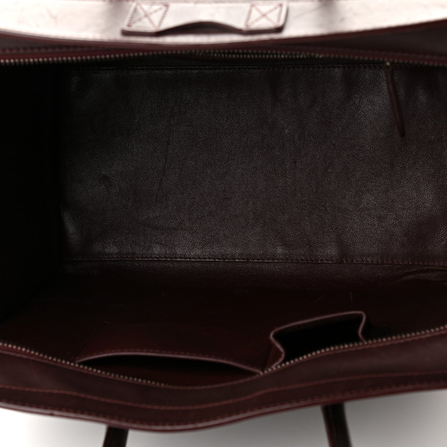 Smooth Calfskin Small Luggage Burgundy