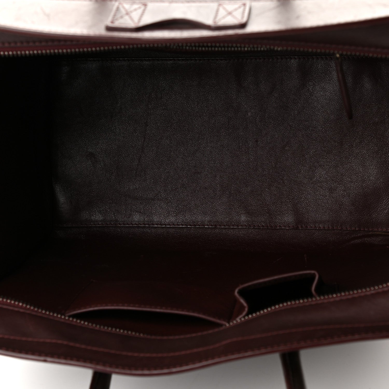 Celine Smooth Calfskin Small Luggage Burgundy 9 of 18