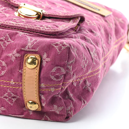 Louis Vuitton Denim Baggy GM Fuchsia 8 of 8