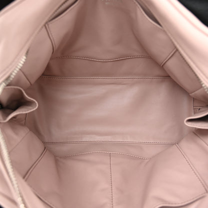 Prada Soft Calf Large Inside Tote Black Mughetto 5 of 12