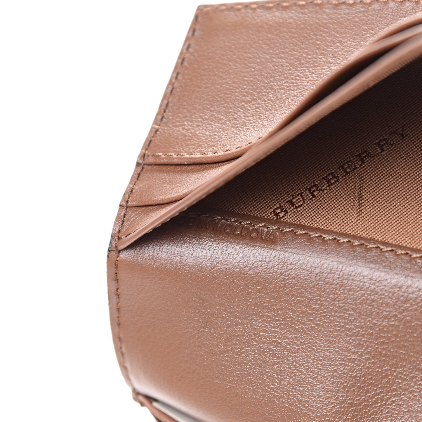Calfskin Horseferry Check Porter Continental Wallet Tan