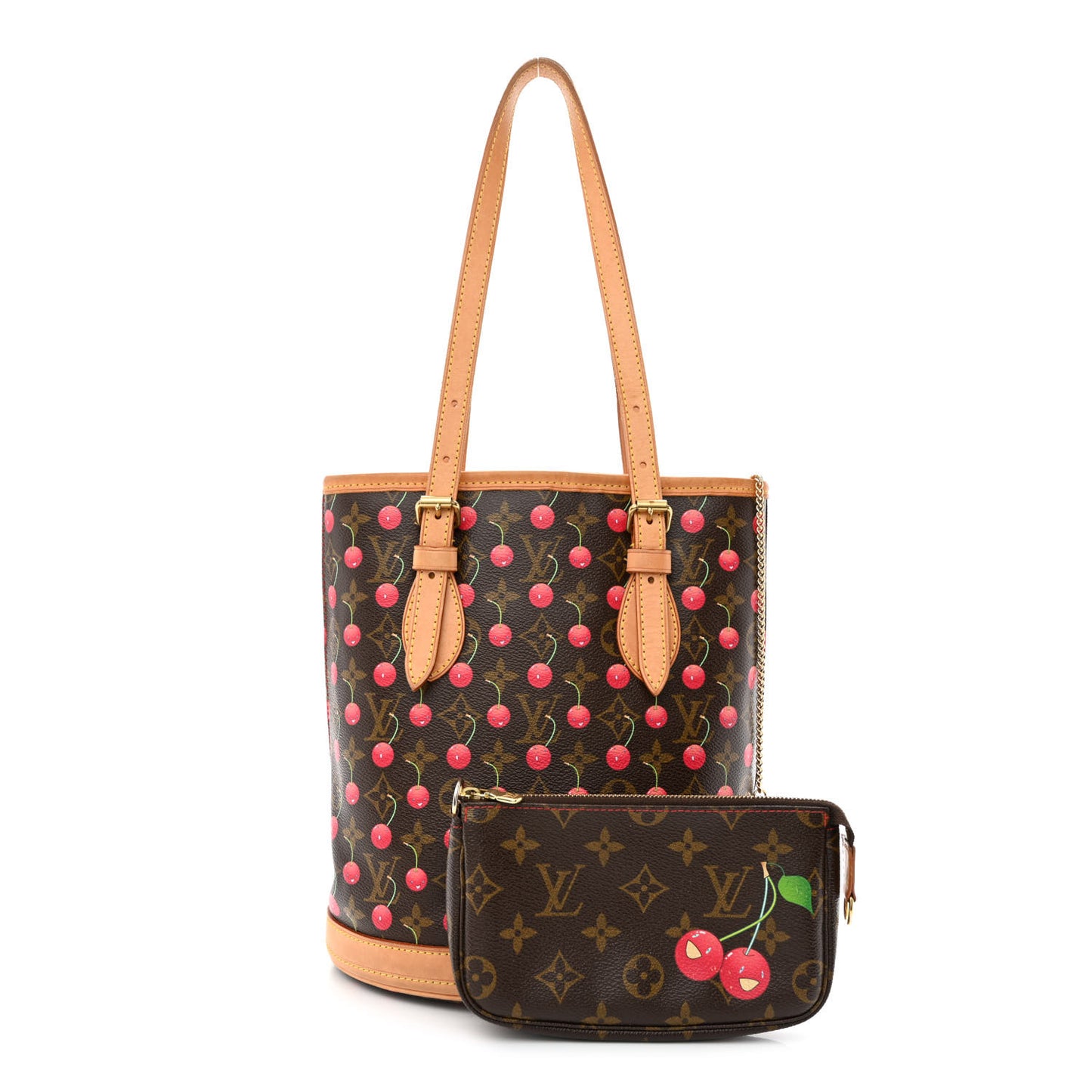 Monogram Cerises Bucket Bag