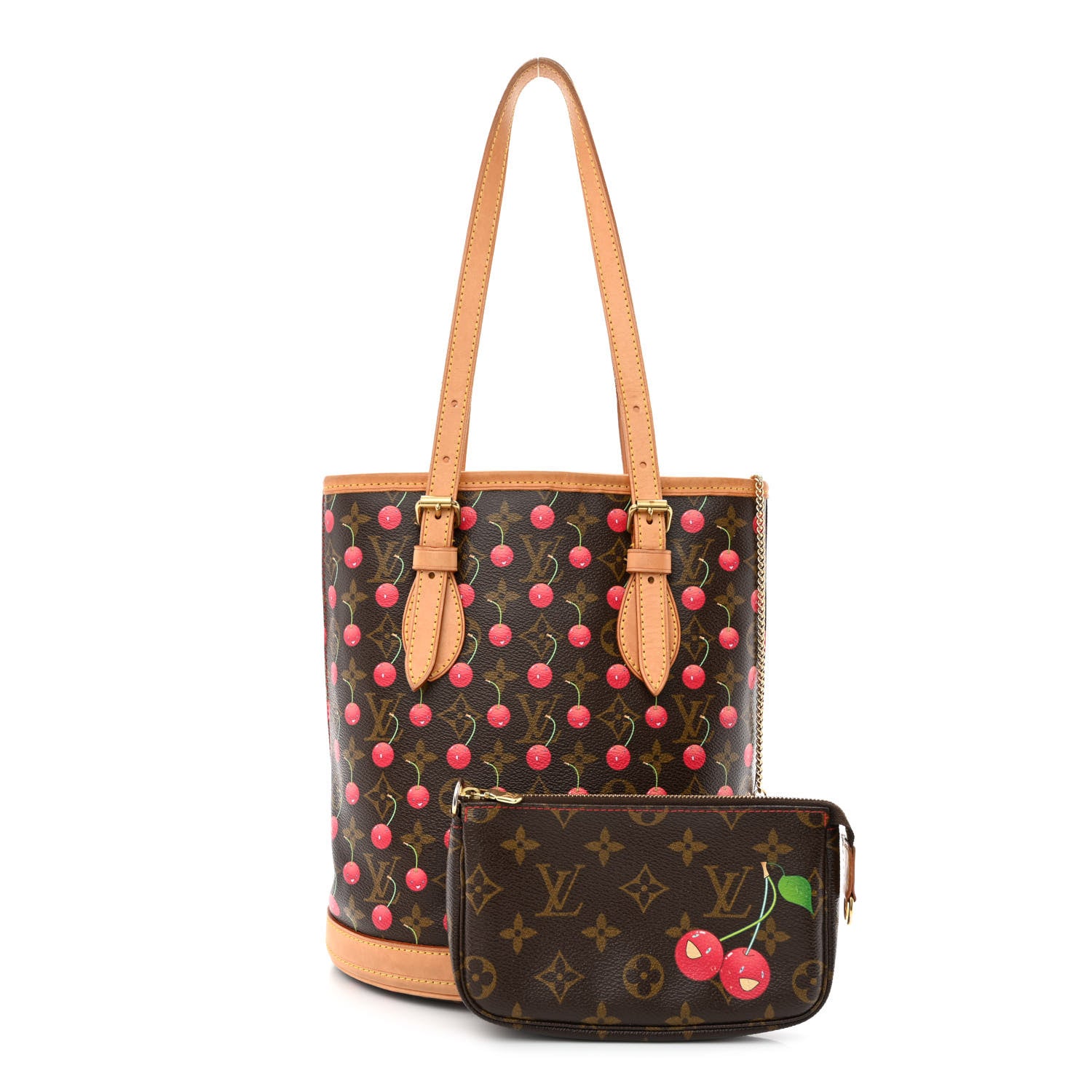 Louis Vuitton Monogram Cerises Bucket Bag 1 of 15