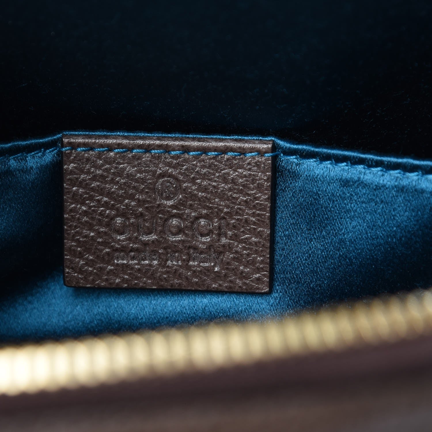 Gucci GG Supreme Monogram Textured Dollar Calfskin Web Small Ophidia Dome Shoulder Bag Beige Ebony New Acero 6 of 9