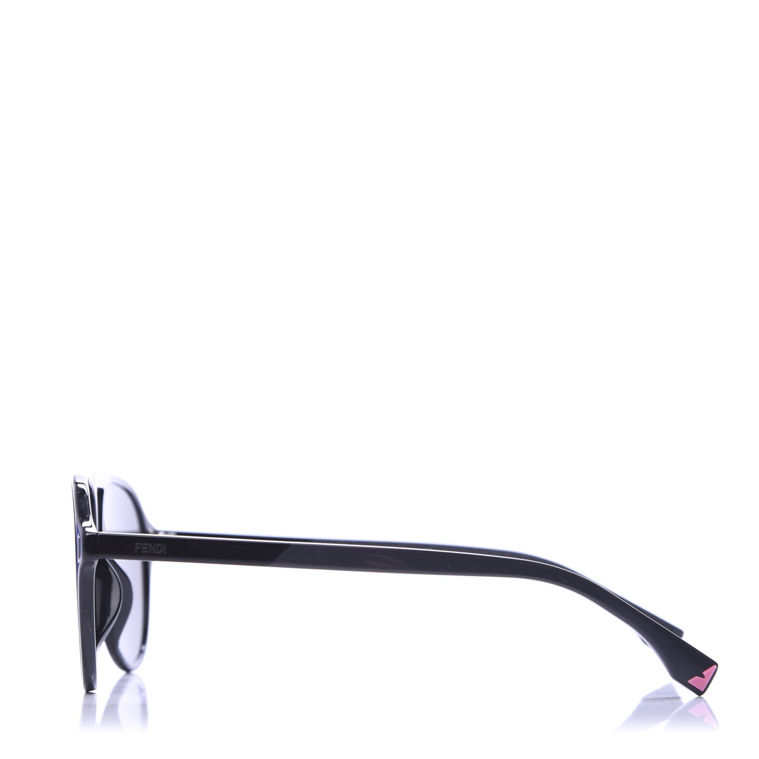 Fendi Acetate Aviator Sunglasses FF M0055/G/S Rainbow Black 2 of 7