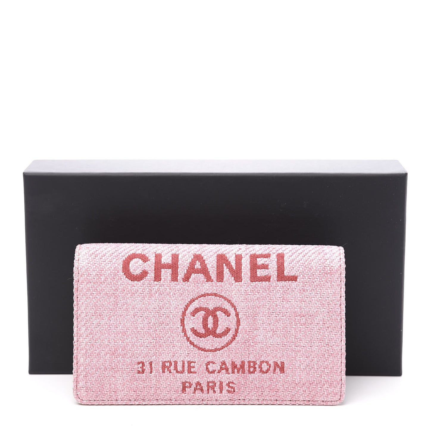 Canvas Deauville Small Wallet Pink