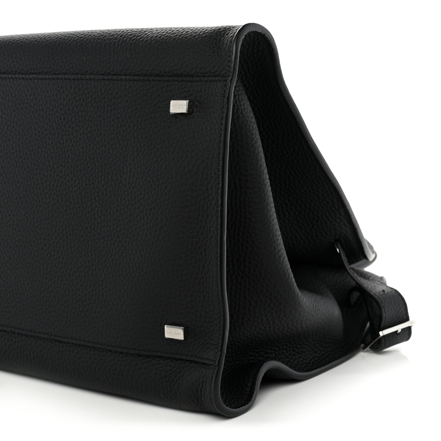 The Row Matte Grained Calfskin Soft Margaux 15 Black 8 of 8