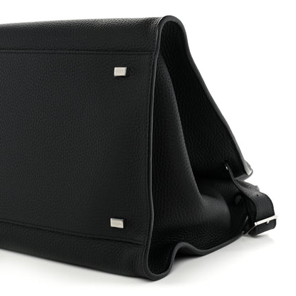 The Row Matte Grained Calfskin Soft Margaux 15 Black 8 of 8