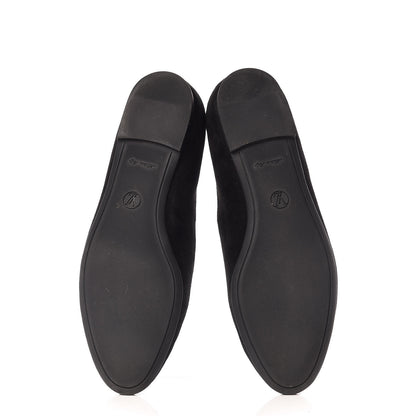 Louis Vuitton Suede Monogram Uniformes Ballet Flats 38 Black 5 of 8