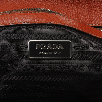Prada Vitello Daino Bauletto Bowler Rame 6 of 10