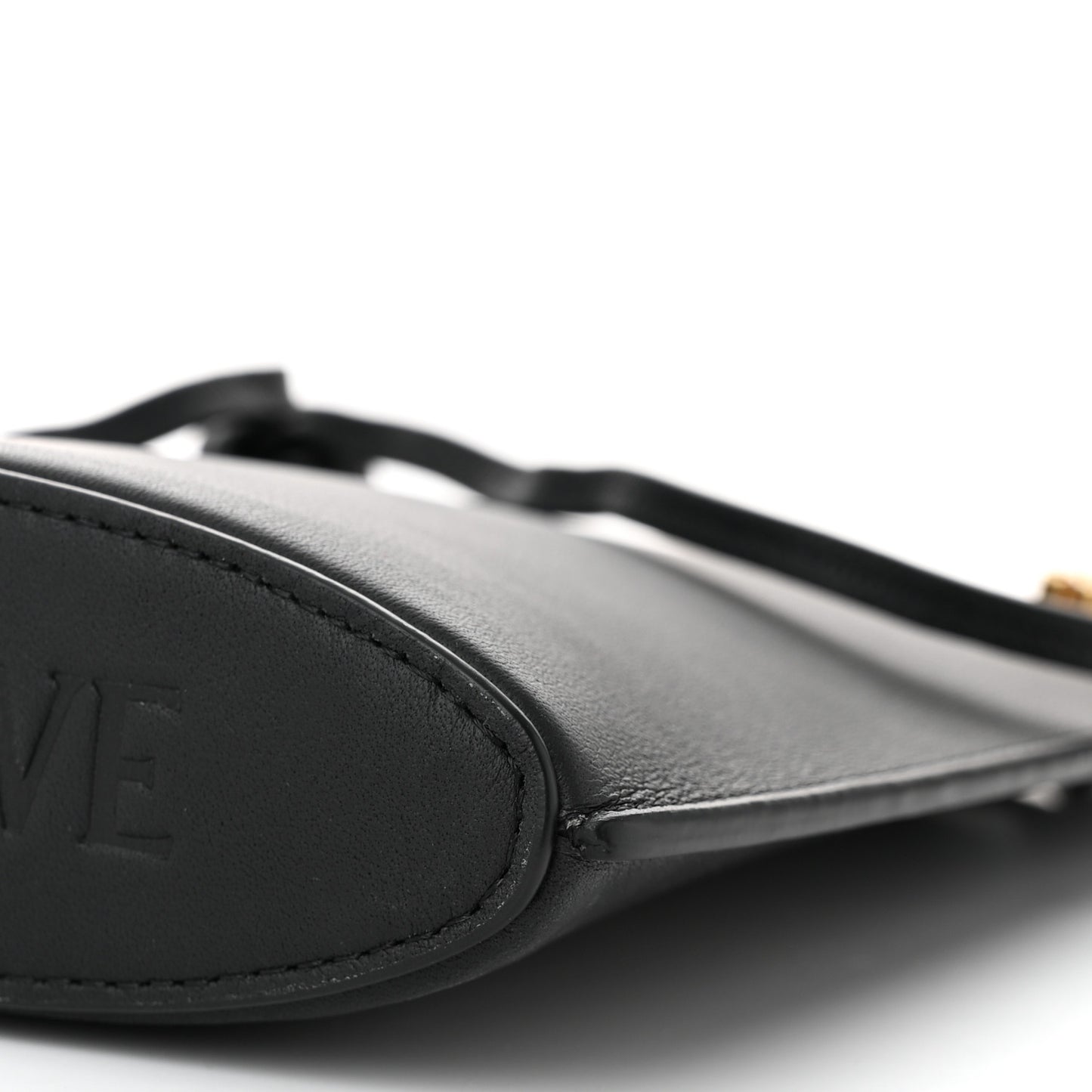 Smooth Calfskin Dice Pocket Black