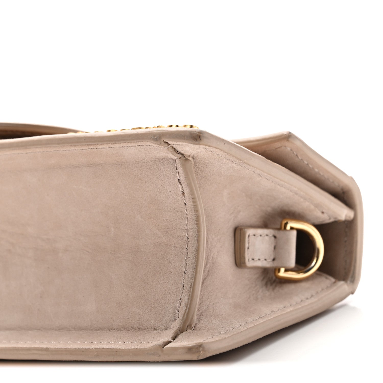 Jacquemus Nubuck Le Grand Bambino Dark Beige 9 of 10