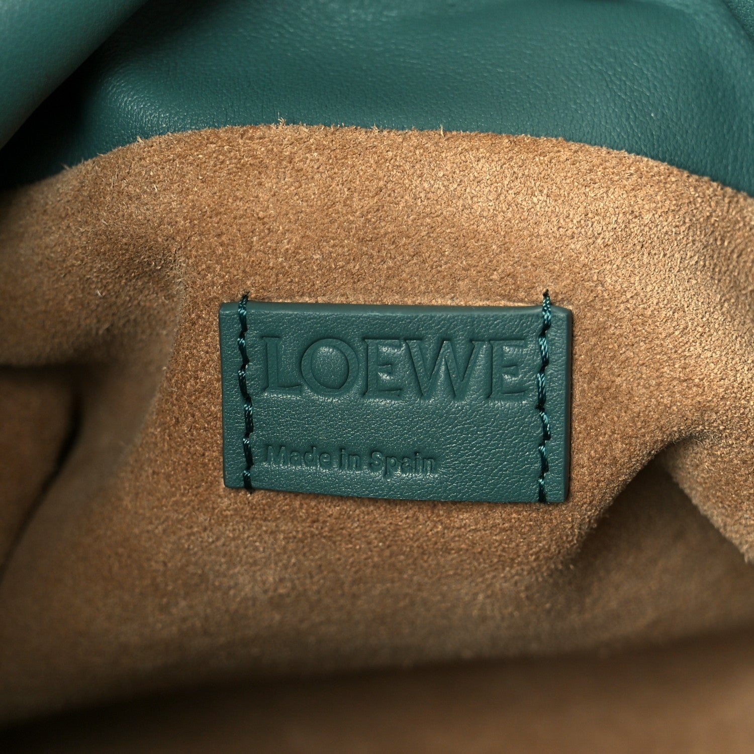 Loewe Nappa Medium Flamenco Knot Bag Vetiver 6 of 10