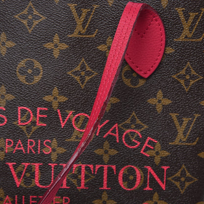 Louis Vuitton Monogram Articles de Voyage Ikat Neverfull MM Rose Indien 11 of 12