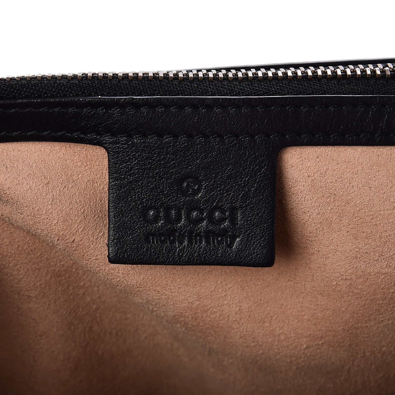 Gucci Calfskin Matelasse Large GG Marmont Shoulder Bag Black 6 of 7