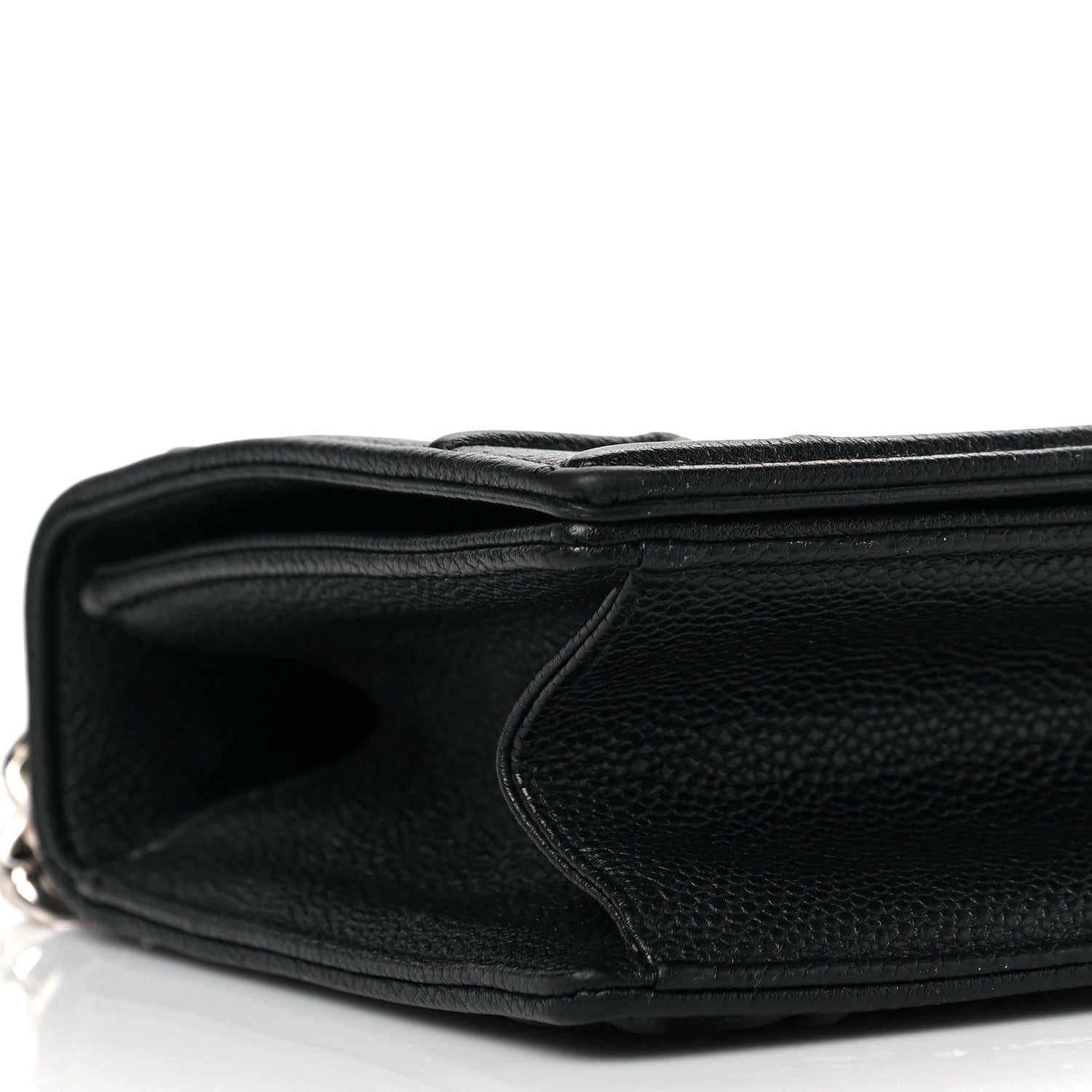 Christian Dior Grained Calfskin Medium Diorama Flap Bag Black 6 of 7