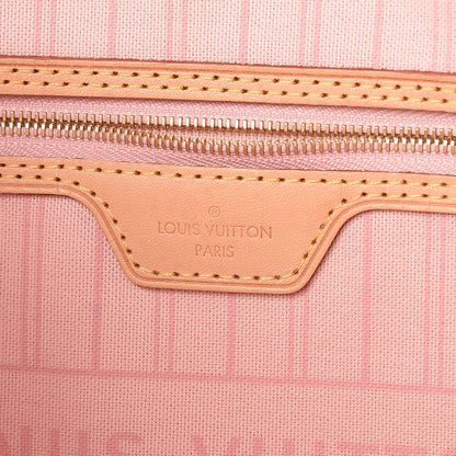 Louis Vuitton Damier Azur Neo Neverfull GM Rose Ballerine 9 of 18