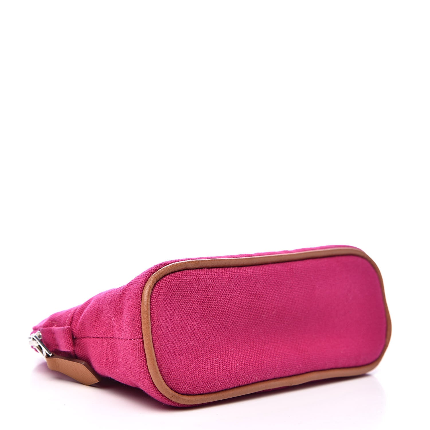 Hermes Cotton Canvas Mini Bolide Travel Cosmetic Pouch 4 of 10