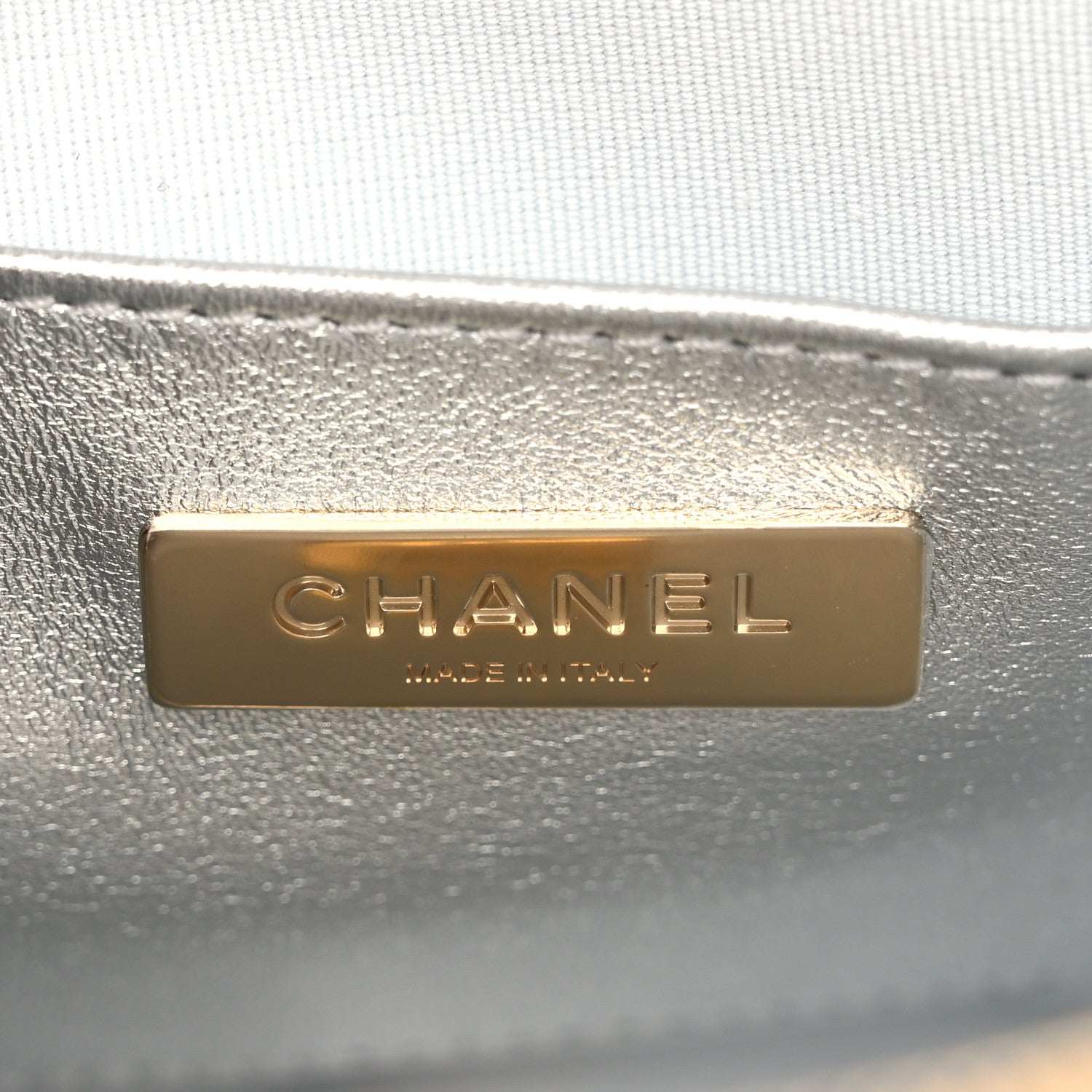 Chanel Metallic Lambskin Walk Of Fame Bag Silver 6 of 10