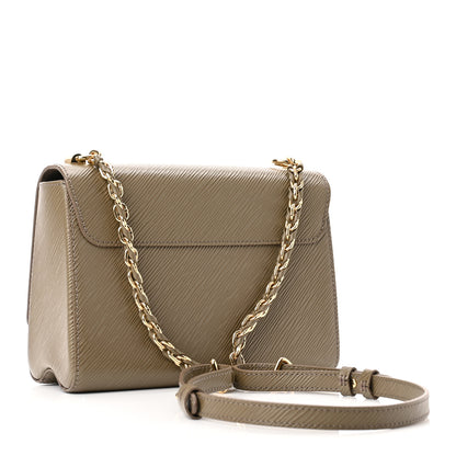 Louis Vuitton Epi Twist Shoulder Bag MM Smokey Brown 3 of 10