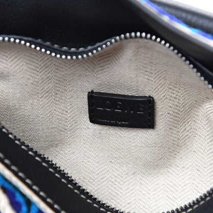 Loewe X William De Morgan Calfskin Embroidered Mini Puzzle Bag Black Multicolor 5 of 8