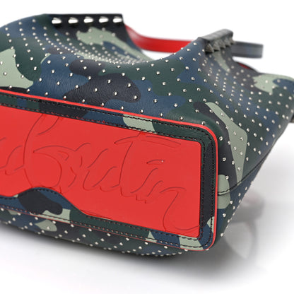 Christian Louboutin Calfskin Loubi Camouflage Spiked Mini Cabarock Shopper Tote Multicolor 8 of 8