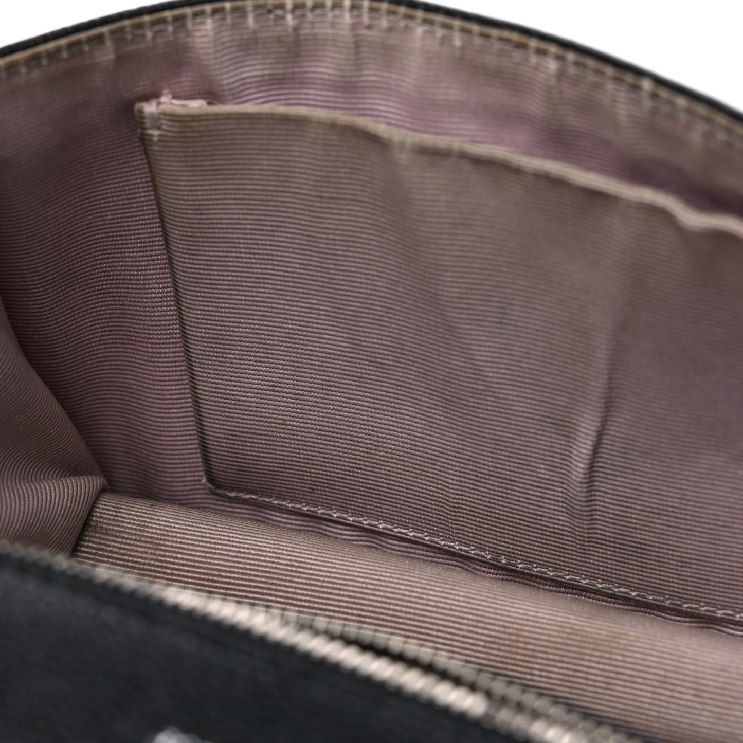 Grained Calfskin Small Diorama Flap Bag Black