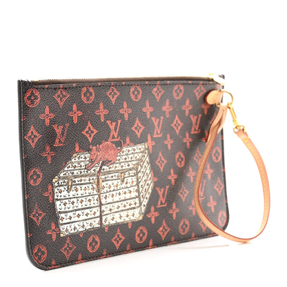 Louis Vuitton Catogram Neverfull MM GM Pochette Marron 3 of 7