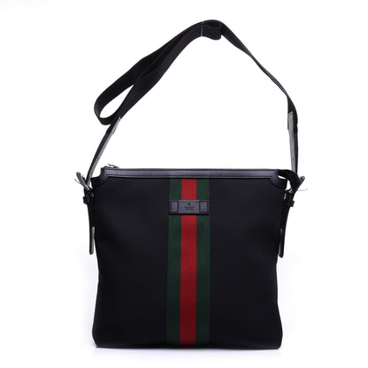 Gucci Techno Canvas Web Messenger Bag Black 13 of 13