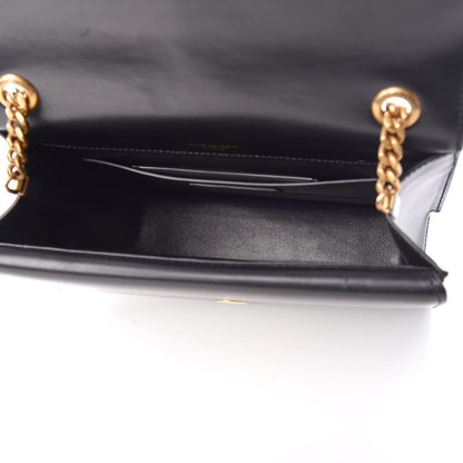 Saint Laurent Smooth Calfskin Monogram Medium Sulpice Shoulder Bag Black 5 of 8