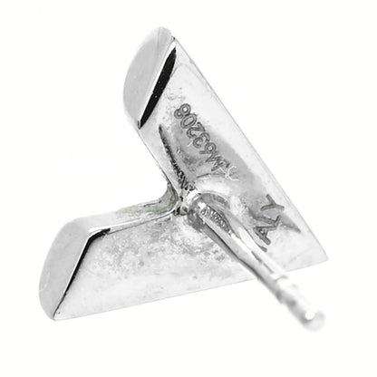 Louis Vuitton Essential V Stud Earrings Silver 4 of 4