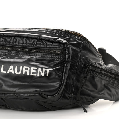 Saint Laurent Nylon Logo Nuxx Body Belt Bag Black 9 of 10