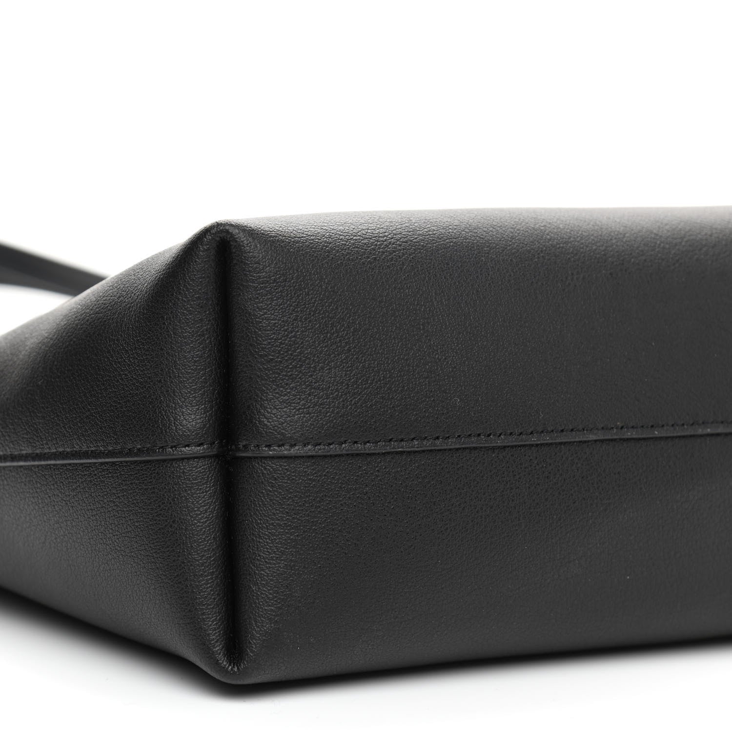 Saint Laurent Calfskin North-South Shopping Tote Black 10 of 12