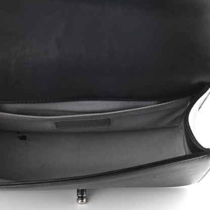 Chanel Calfskin Double Stitch Medium Boy Flap Black 5 of 9