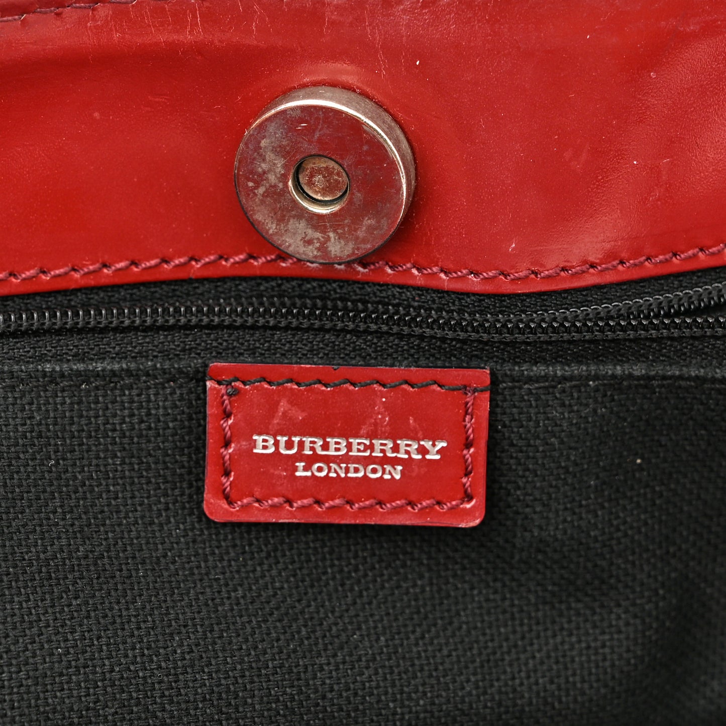 Haymarket Check Medium Tote Red