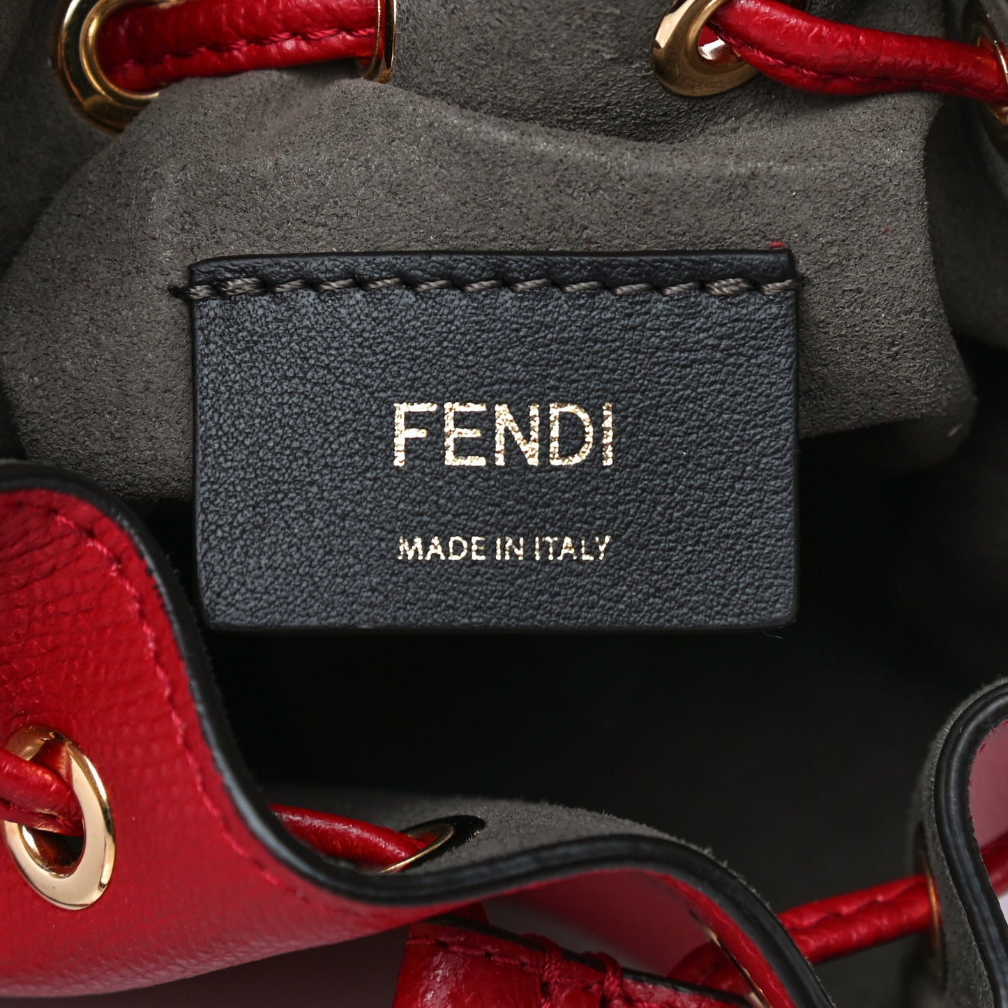 Vitello Cruise F is Fendi Mini Mon Tresor Bucket Bag Fragola
