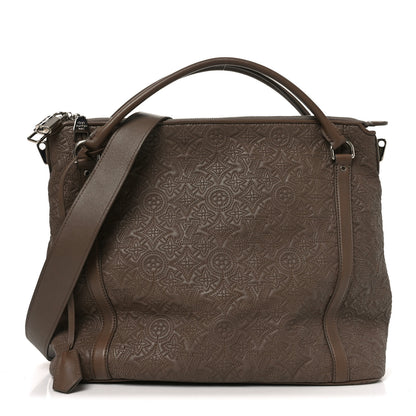Louis Vuitton Monogram Lambskin Antheia Ixia MM Olive 1 of 9