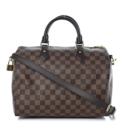 Louis Vuitton Damier Ebene Speedy Bandouliere 30 1 of 12