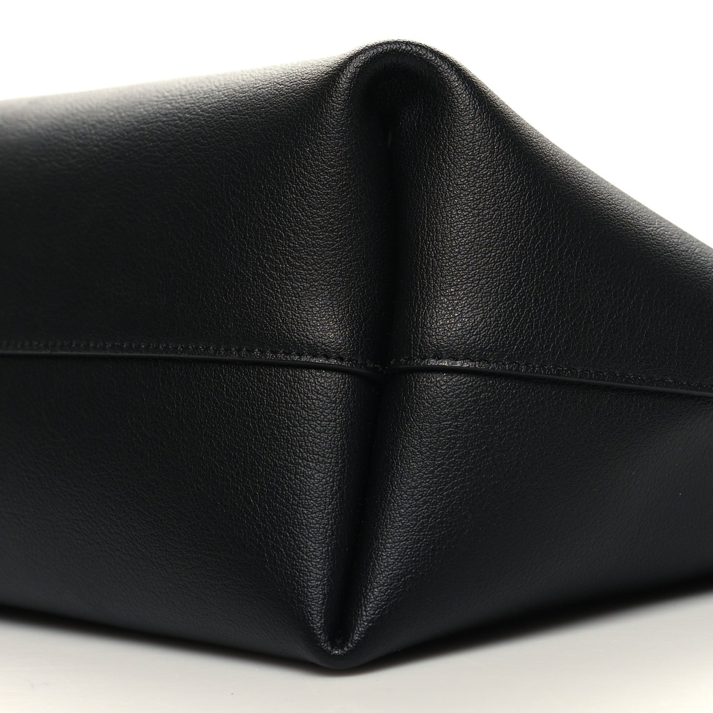 Calfskin Large Shopping Tote Black