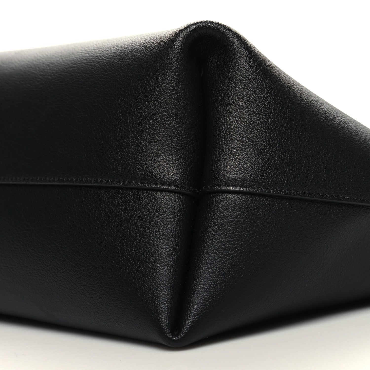 Saint Laurent Calfskin Large Shopping Tote Black 12 of 12