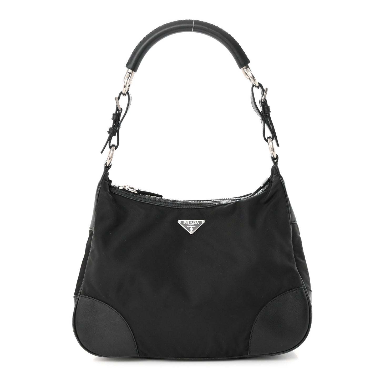 Tessuto Nylon Hobo Black