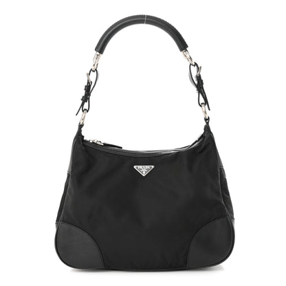 Prada Tessuto Nylon Hobo Black 1 of 13